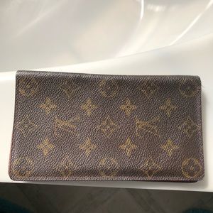 Louis Vuitton long checkbook wallet